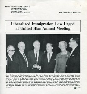 Liberalized Immigration Law Urged at United HIAS Annual Meeting